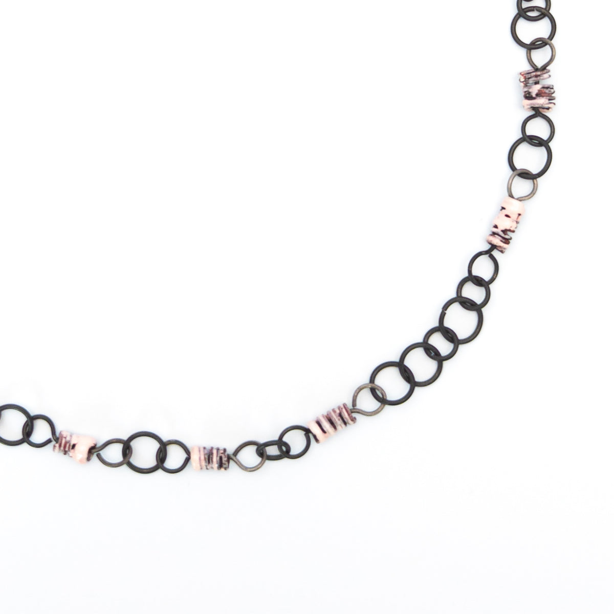 Light Pink Coil Necklace